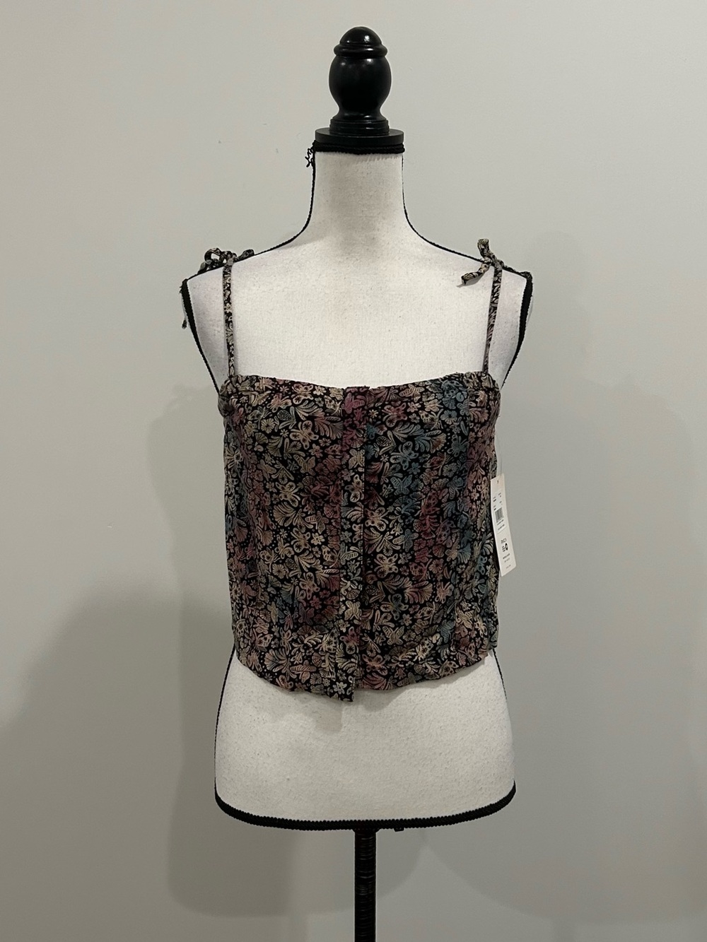 RVCA Bandit Woven Crop Top